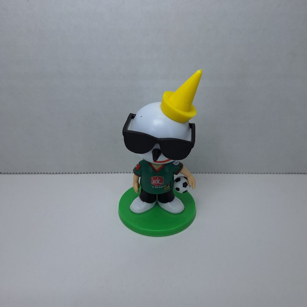 Jack In The Box Mini Soccer World Cup Bobblehead Mexico Jack Green Soccer Jersey - Picture 2 of 8